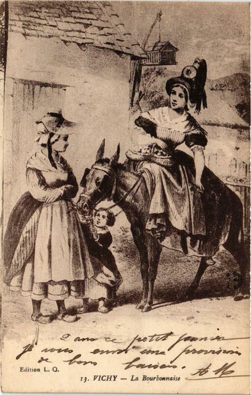 Carte postale ancienne Vichy La Bourbonnaise à Vichy