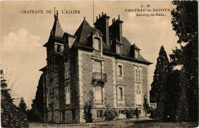 Carte postale ancienne Chateaux de l'Allier Chateau de Vayots