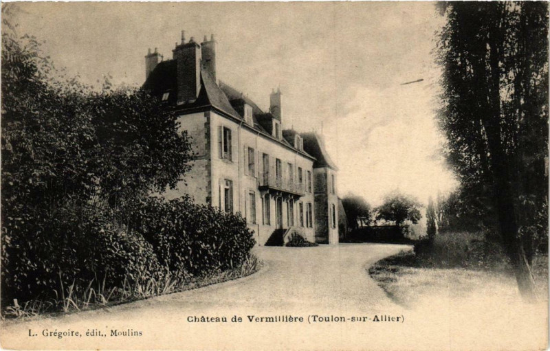 Carte postale ancienne Chateau de Vermilliere