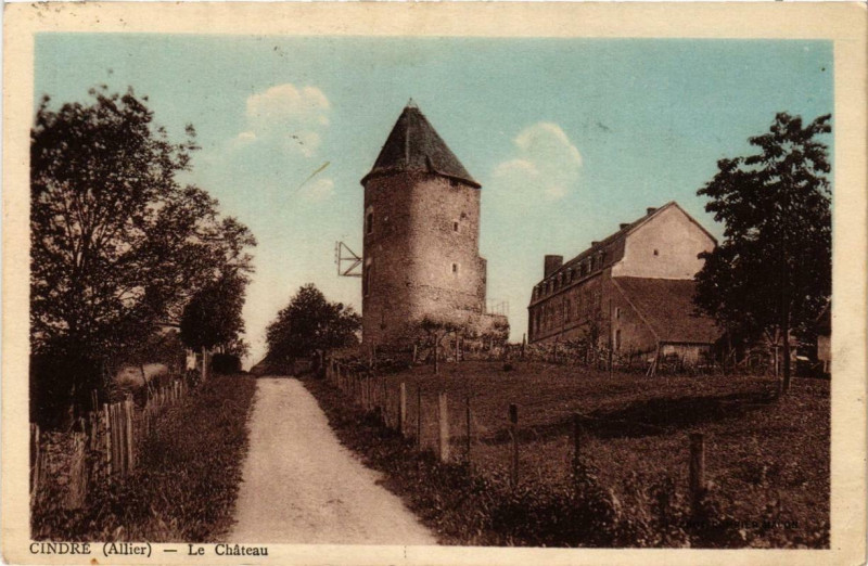 Carte postale ancienne Cindré Le Chateau à Cindré