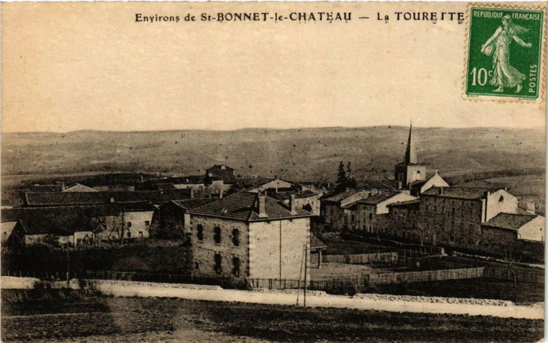 Carte postale ancienne Env. de Saint-Bonnet-le-Chateau