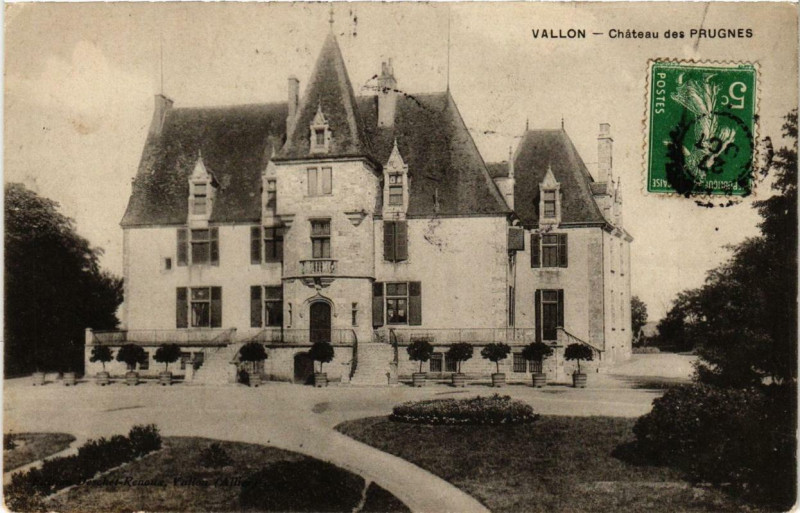 Carte postale ancienne Vallon Chateau des Prugnes