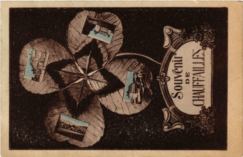 Carte postale ancienne Souvenir de Chauffailles à Chauffailles