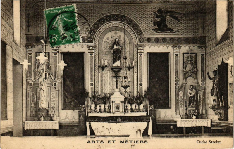 Carte postale ancienne Arts et Métiers