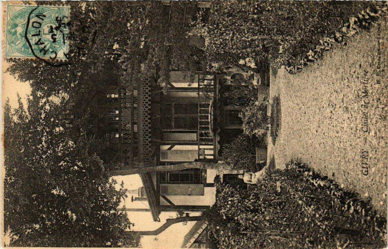 Carte postale ancienne Givry Chalet de Mortiere à Givry