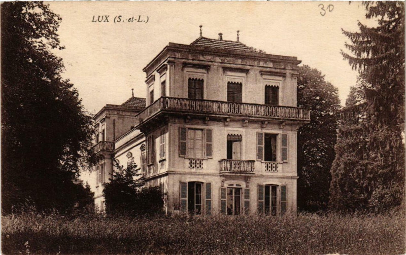 Carte postale ancienne Lux à Lux