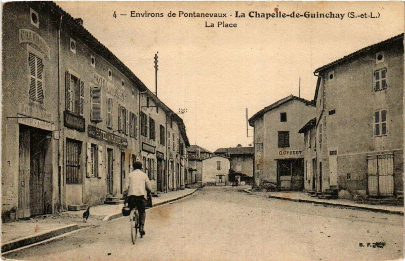 Carte postale ancienne Env. de Pontanevaux La Place