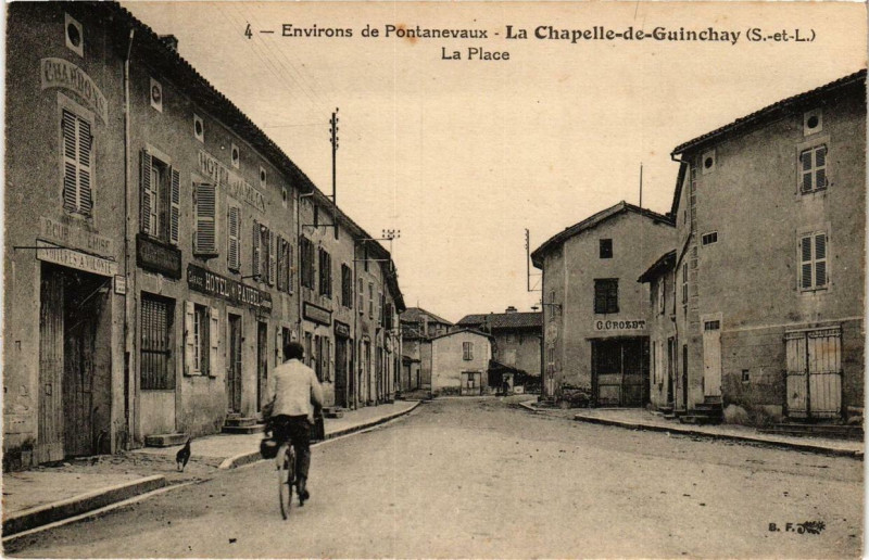 Carte postale ancienne Env. de Pontanevaux La Place