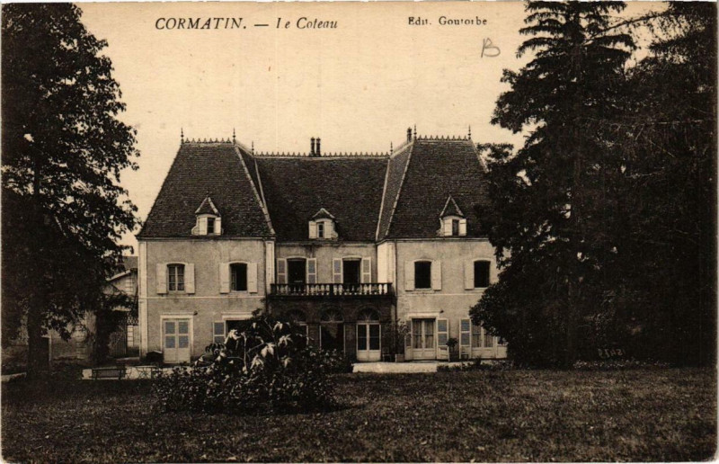 Carte postale ancienne Cormatin Le Coteau à Cormatin