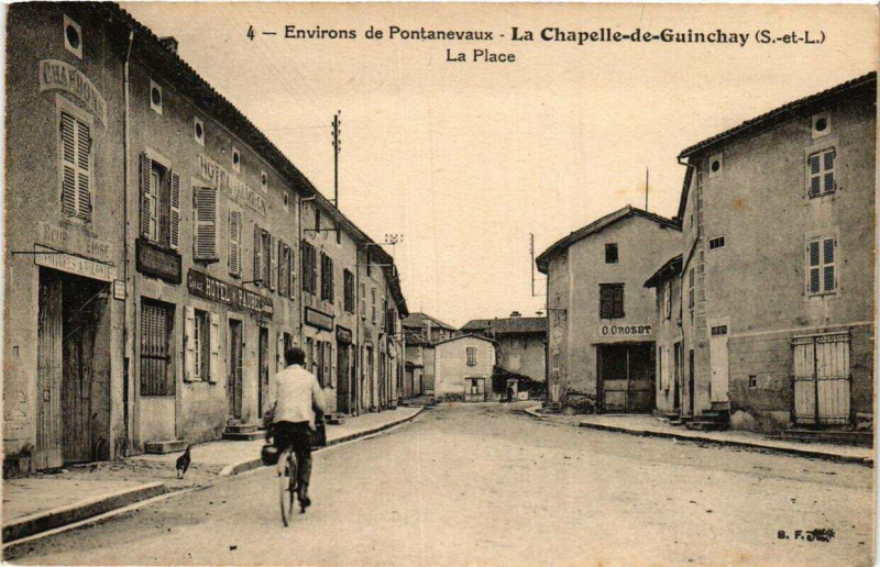 Carte postale ancienne Env. de Pontanevaux La Place