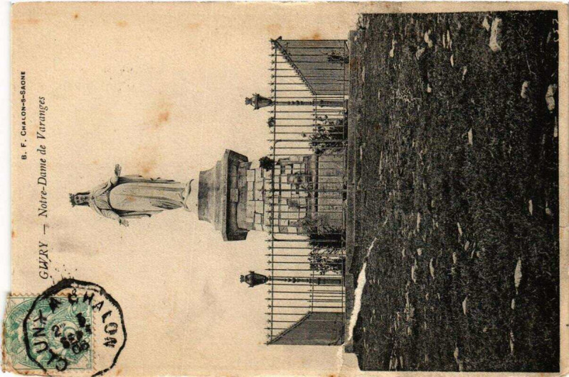 Carte postale ancienne Givry N.-D. de Varanges à Givry
