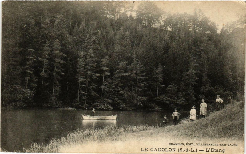 Carte postale ancienne Le Cadolon L'Etang