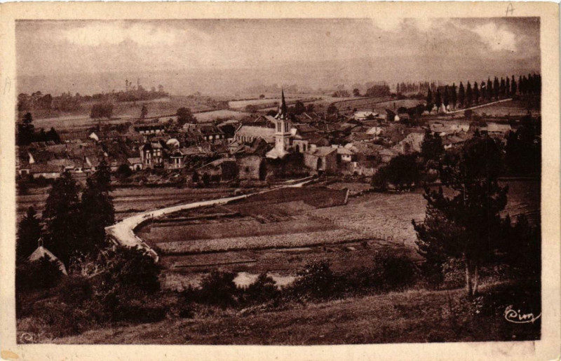 Carte postale ancienne Cuiseaux Vue générale à Cuiseaux