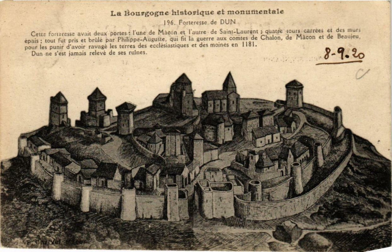 Carte postale ancienne La Bourgogne historique et monumentale