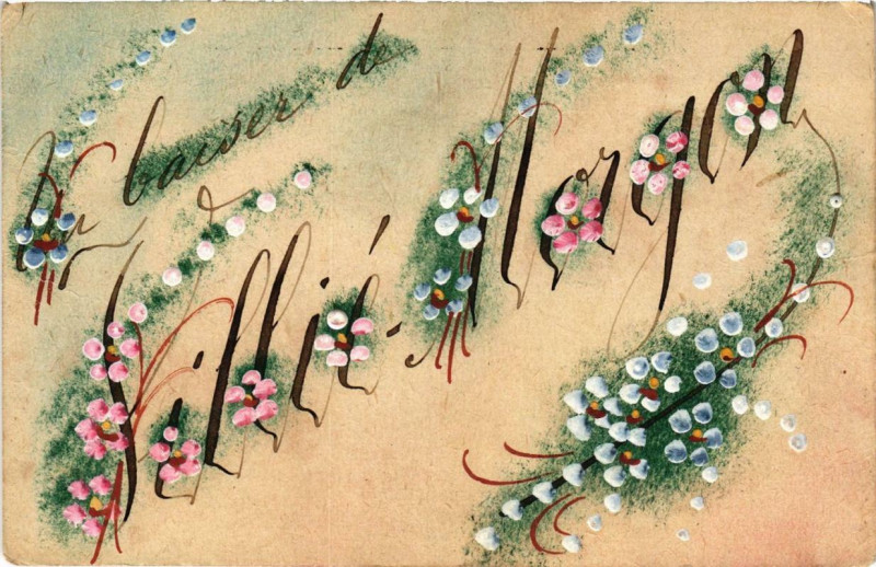 Carte postale ancienne Souvenir