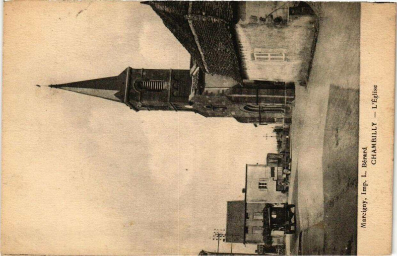 Carte postale ancienne Chambilly L'Eglise à Chambilly