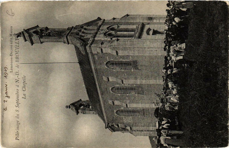 Carte postale ancienne Brouilly La Chapelle