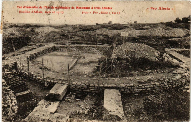 Carte postale ancienne Vue d'ensemble de l'Abside occidentale