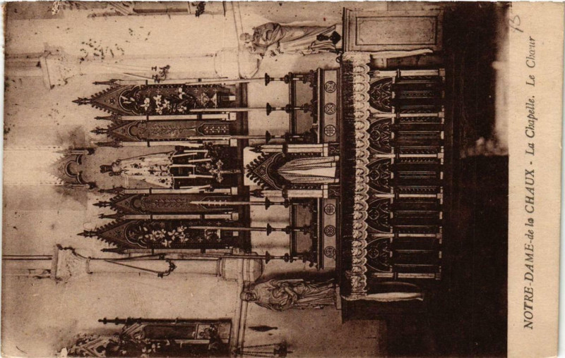Carte postale ancienne N.-D. de la Chaux La Chapelle à La Chaux