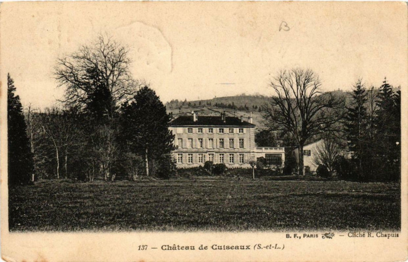 Carte postale ancienne Chateau de Cuiseaux à Château