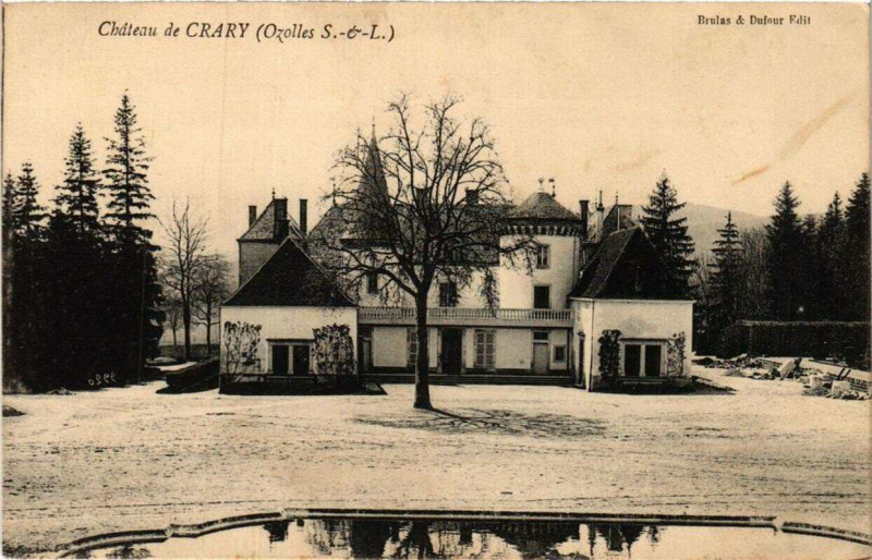 Carte postale ancienne Chateau de Crary à Château