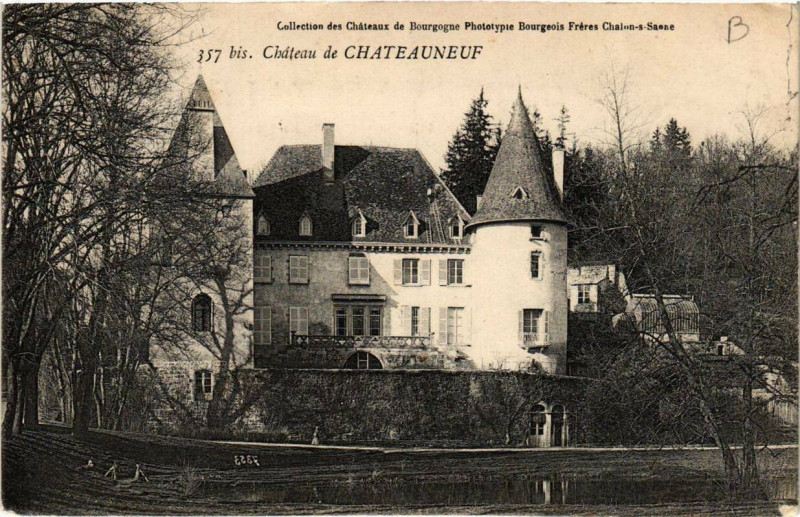 Carte postale ancienne Chateau de Chateauneuf à Château