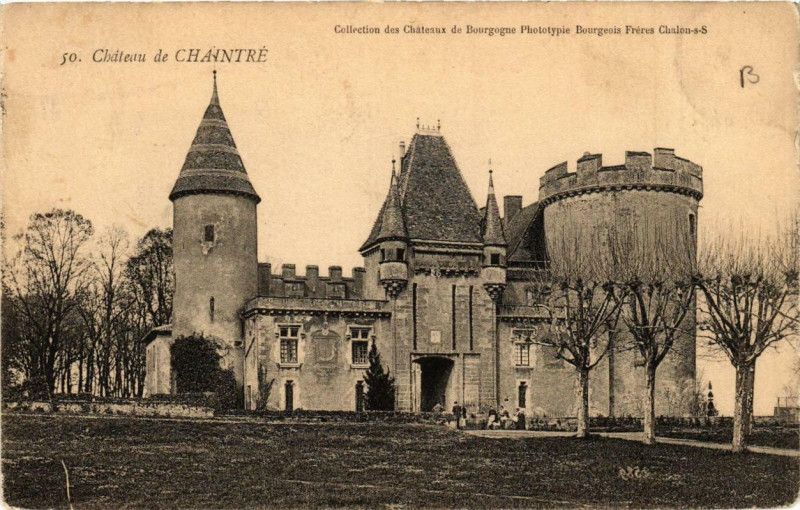 Carte postale ancienne Chateau de Chaintré à Château