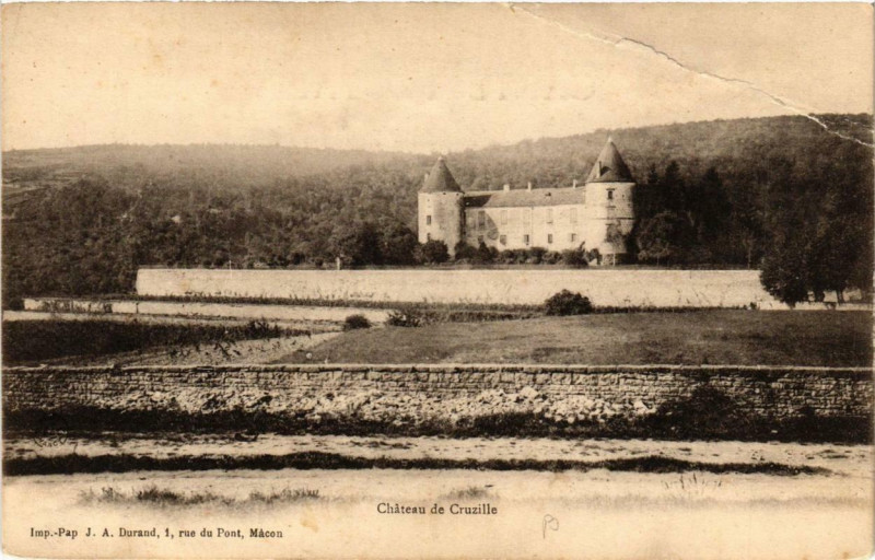 Carte postale ancienne Chateau de Cruzille à Château
