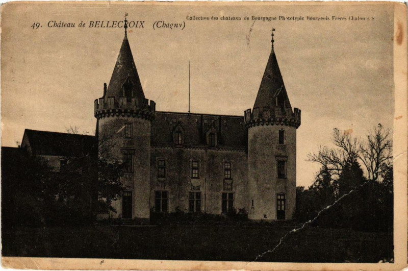 Carte postale ancienne Chateau de Bellecroix à Château