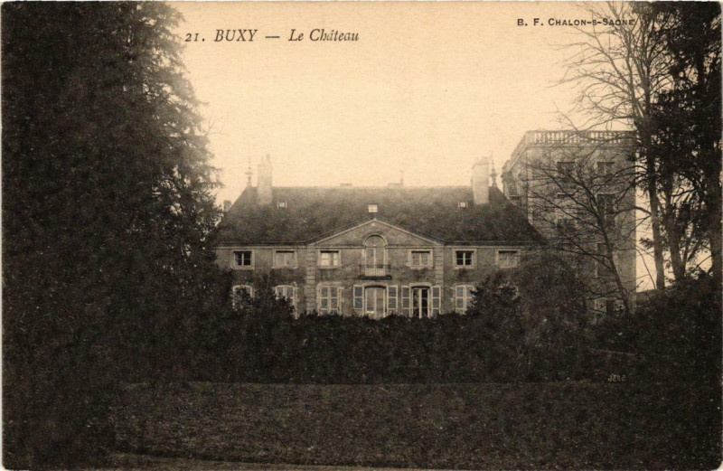 Carte postale ancienne Buxy Le Chateau à Buxy