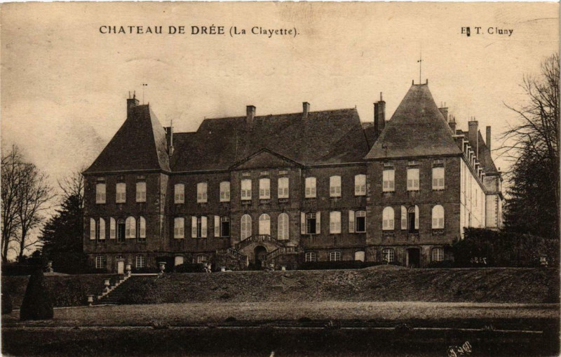 Carte postale ancienne La Clayette Chateau de Drée à Château