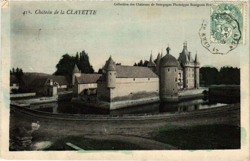 Carte postale ancienne Chateau de La Clayette à Château