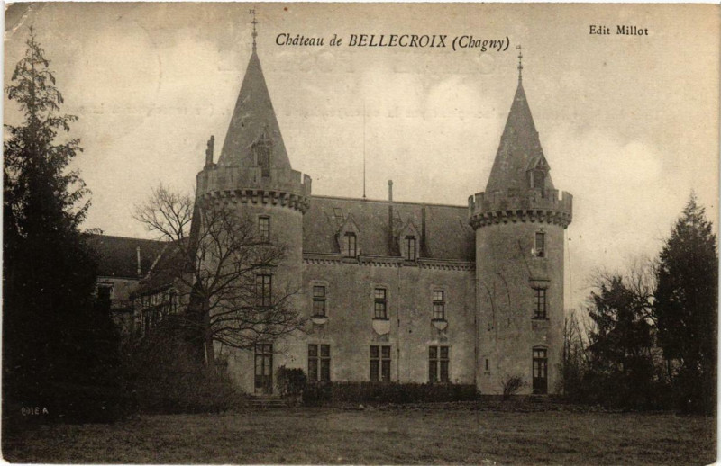 Carte postale ancienne Chateau de Bellecroix à Château