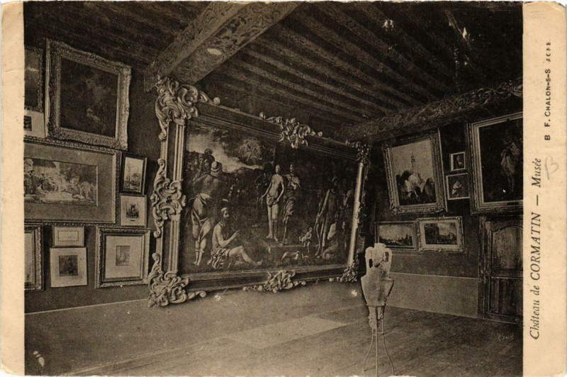 Carte postale ancienne Chateau de Cormatin Musée à Château