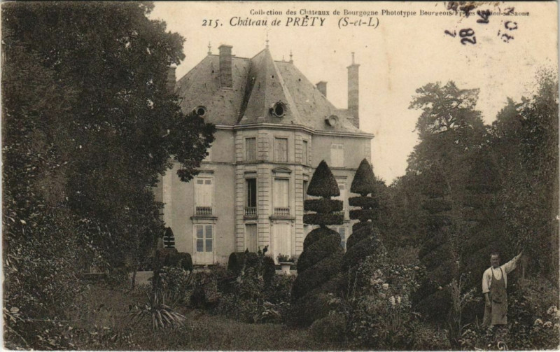 Carte postale ancienne Chateau de Prety France