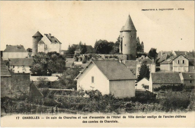 Carte postale ancienne Charolles Un coin de Charolles France à Charolles