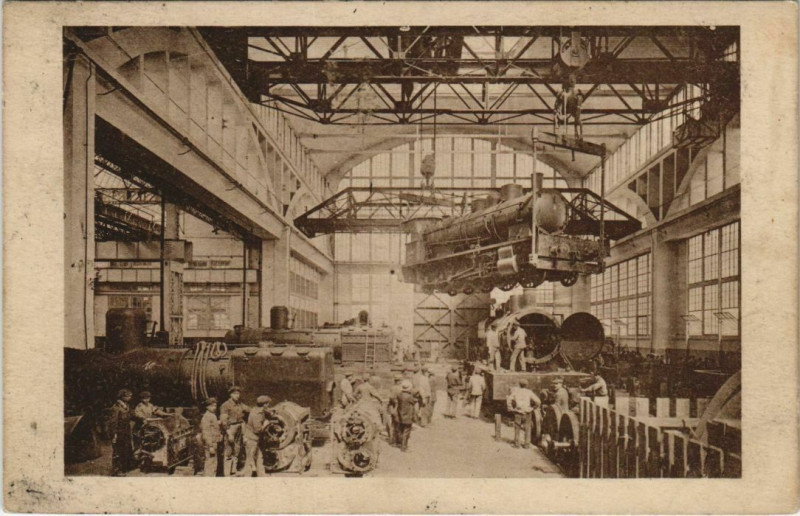 Carte postale ancienne Le Creusot Usine du Breuil France au Creusot