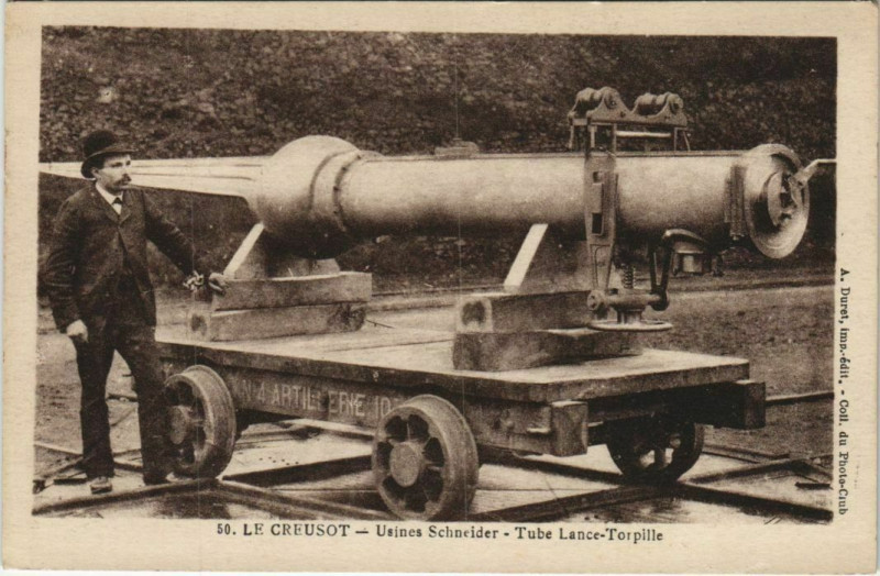 Carte postale ancienne Le Creusot Usines Schneider France au Creusot