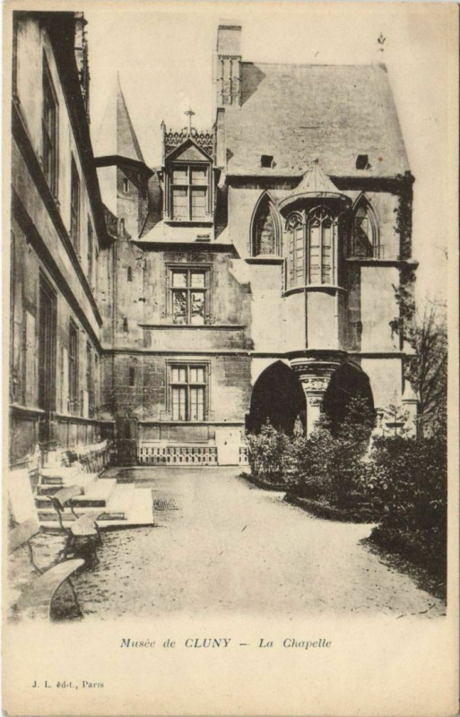 Carte postale ancienne Cluny La Chapelle France à Cluny