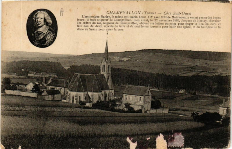 Carte postale ancienne Chamvallon - Coté Sud-Ouest