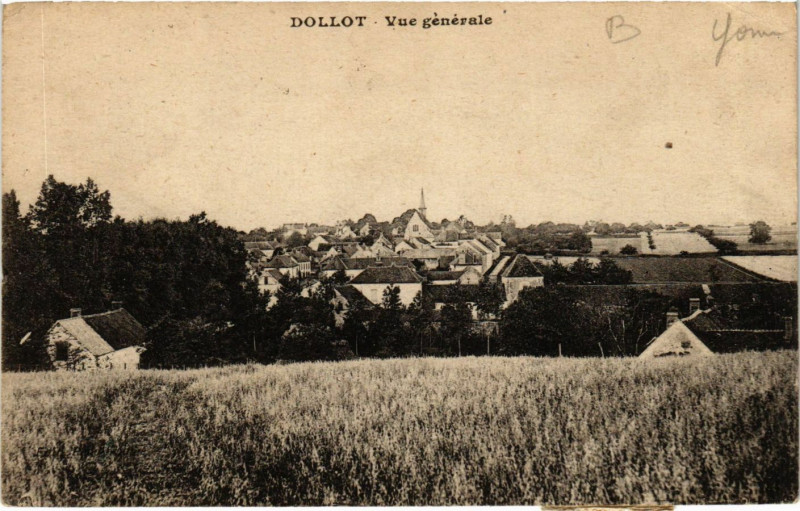 Carte postale ancienne Dollot - Vue générale à Dollot