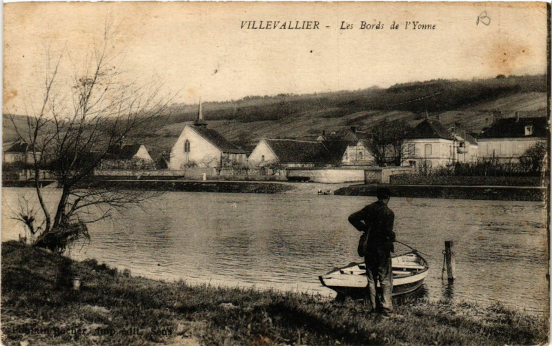 Carte postale ancienne Villevallier - Les Bods de l'Yonne à Villevallier