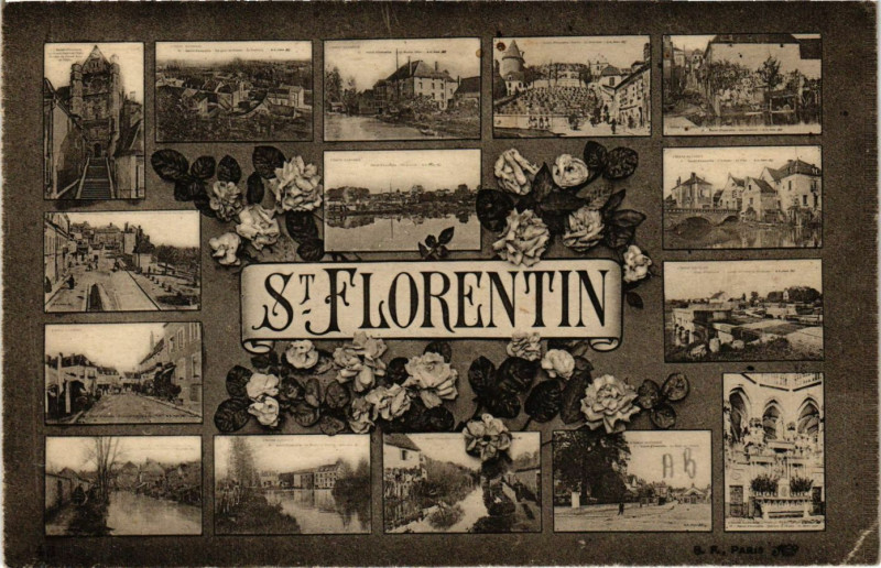Carte postale ancienne Saint-Florentin à Saint-Florentin