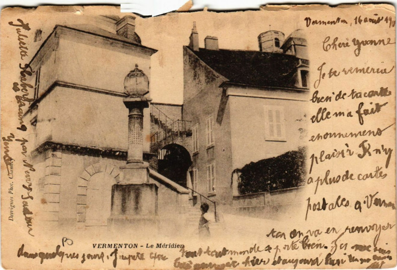 Carte postale ancienne Vermenton - Le Méridien à Vermenton