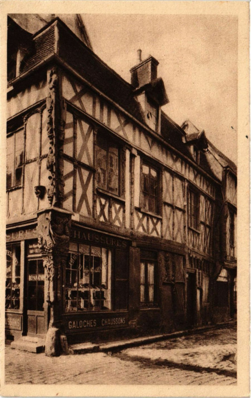 Carte postale ancienne Sens - Mason Dite d'Abraham à Sens