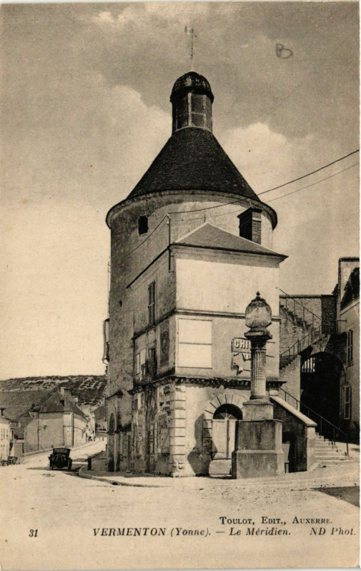 Carte postale ancienne Vermenton - Le Méridien à Vermenton