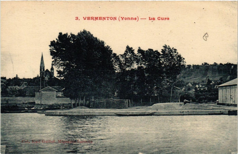 Carte postale ancienne Vermenton - La Cure à Vermenton