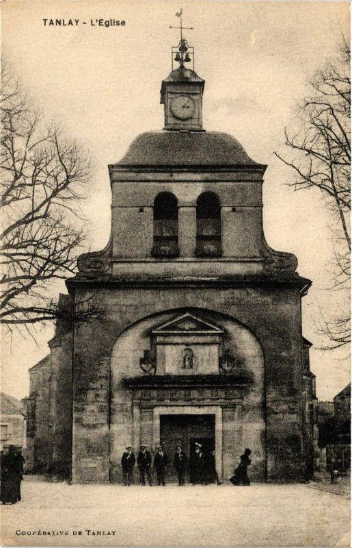 Carte postale ancienne Tanlay - L'Eglise à Tanlay