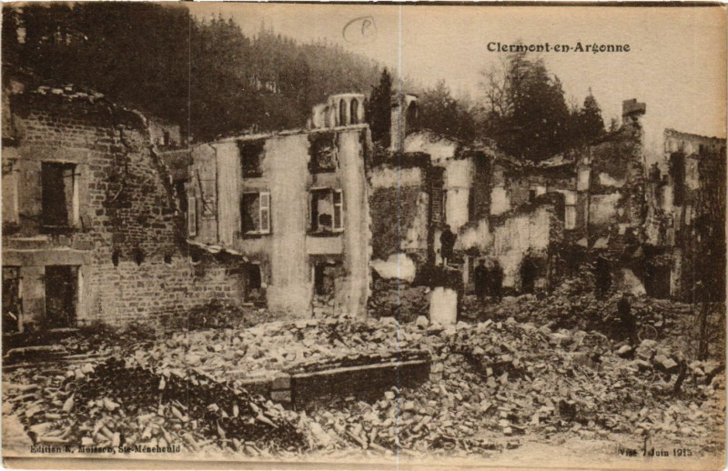 Carte postale ancienne Clermont-en-Argonne à Clermont-en-Argonne