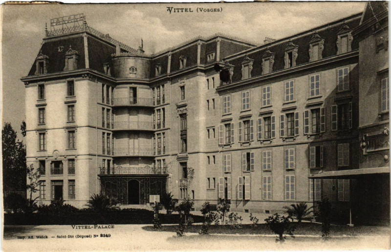 Carte postale ancienne Vittel - Vittel-Palace à Vittel